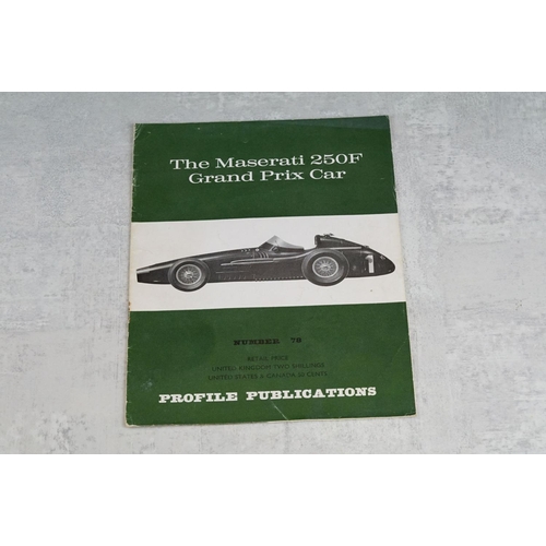 215 - A small group of vintage car brochures to include the 4.5 litre S-Type Invicta and the Maserati 250F... 