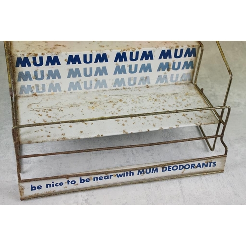 133 - Advertising - ' Mum Deodorants ' shop display stand with 15 deodorants (Pink Rose, Lemon, Blue Heath... 