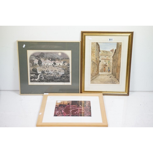 511 - Graham Clarke, A Rather Cordial Entente, limited edition etching, signed lower right, titled lower l... 