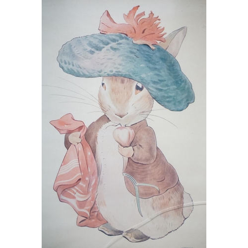 526 - Set of five Beatrix Potter prints, comprising: Tom Kitten, Jemima Puddle-Duck, Benjamin Bunny, Peter... 