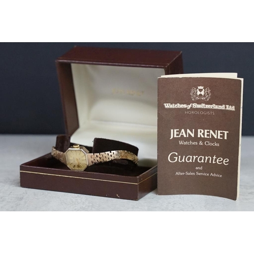 Jean renet gold cheap watches