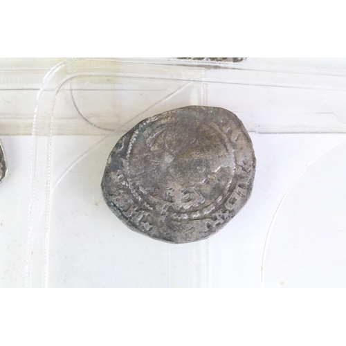 269 - Two British King Henry VIII hammered silver Groat coins together with two half groats to include Sou... 