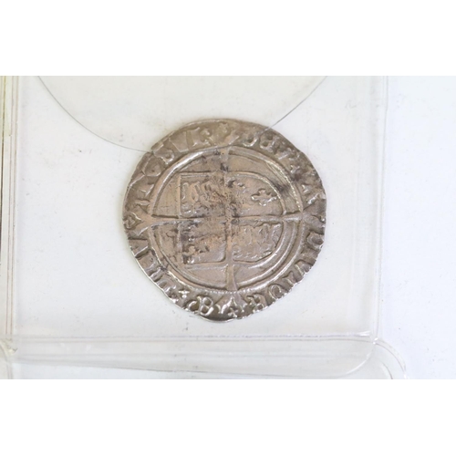 269 - Two British King Henry VIII hammered silver Groat coins together with two half groats to include Sou... 