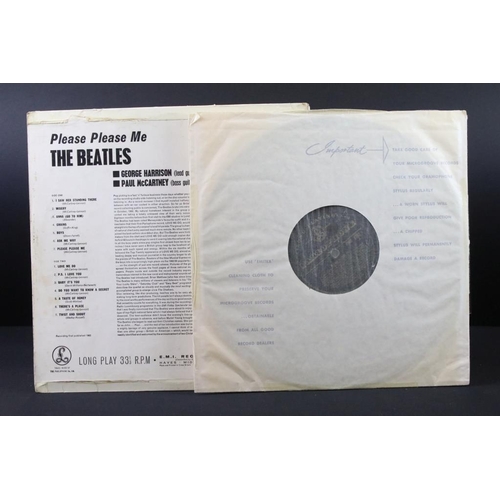 1 - Vinyl - The Beatles Please Please Me. Original UK 1st pressing LP on Parlophone Records PMC 1202, wi... 