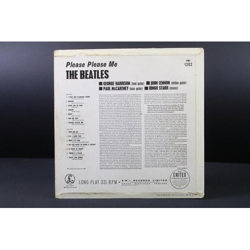 1 - Vinyl - The Beatles Please Please Me. Original UK 1st pressing LP on Parlophone Records PMC 1202, wi... 