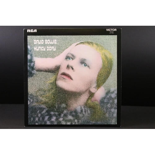 11 - Vinyl - David Bowie Hunky Dory original UK 1971 pressing (RCA SF 8244) No Mainman, matte print-finis... 