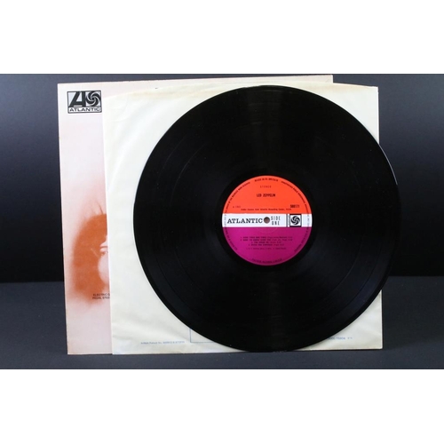 12 - Vinyl - Led Zeppelin self titled original UK pressing on Atlantic Records 588171.  Plum labels with ... 