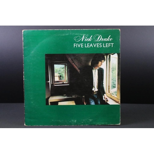 14 - Vinyl - Nick Drake Five Leaves Left original UK 1st pressing LP on Island Records ILPS 9105.  Gatefo... 