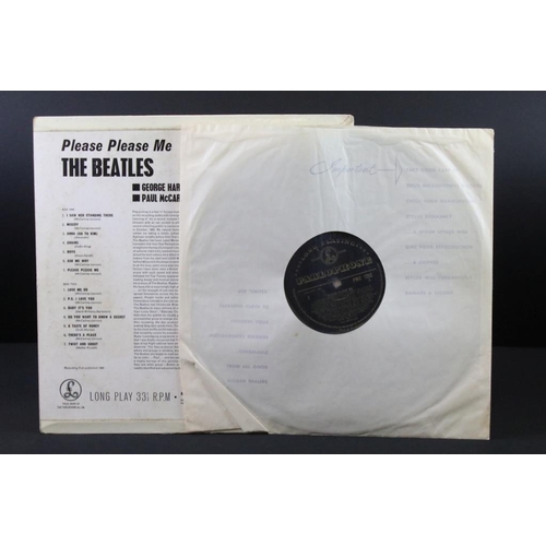 2 - Vinyl - The Beatles Please Please Me original UK mono pressing with gold & black labels, 1M / 1M mot... 