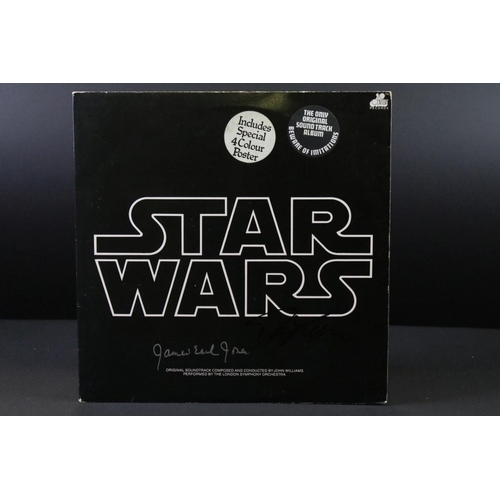 25 - Vinyl & Autographs - Star Wars Original Soundtrack LP signed by James Earl Jones & Denis Lawson, alo... 