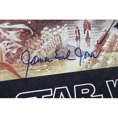 25 - Vinyl & Autographs - Star Wars Original Soundtrack LP signed by James Earl Jones & Denis Lawson, alo... 