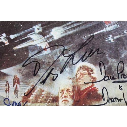 25 - Vinyl & Autographs - Star Wars Original Soundtrack LP signed by James Earl Jones & Denis Lawson, alo... 