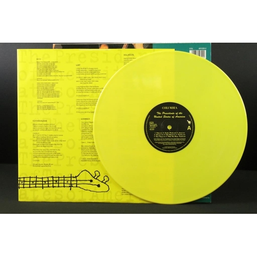 41 - Vinyl - The Presidents Of The United States Of America self titled 1995 limited edition yellow marbl... 