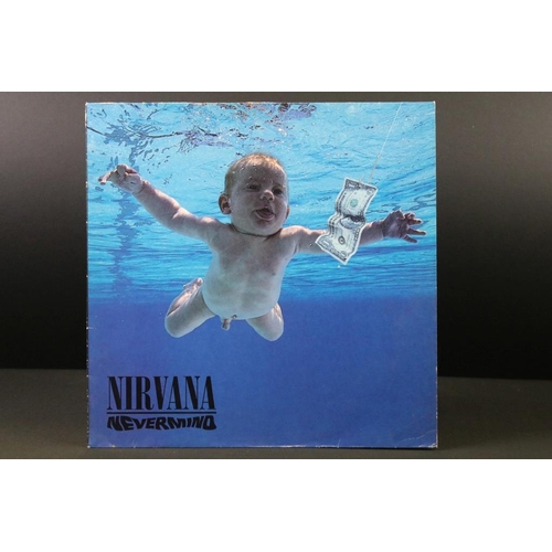 43 - Vinyl - Nirvana Nevermind LP on Geffen Records GEF 24425.  Vg