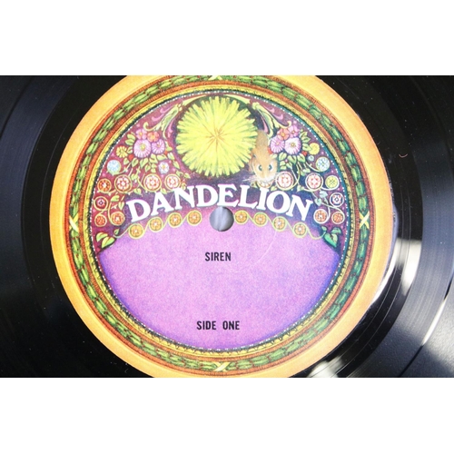 107 - Vinyl - 2 LPs by Siren to include self titled on Dandelion 63755 Vg/Vg+ and Strange Locomotion DAN80... 