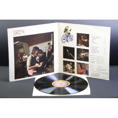 107 - Vinyl - 2 LPs by Siren to include self titled on Dandelion 63755 Vg/Vg+ and Strange Locomotion DAN80... 