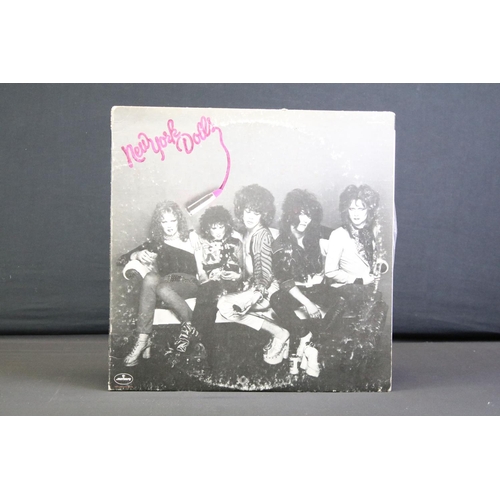 115 - Vinyl - 5 New York Dolls / Johnny Thunders LPs to include Self Titled (original US), Night Of The Li... 