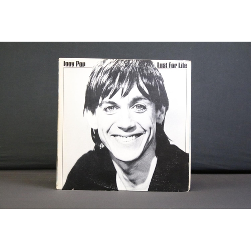 117 - Vinyl - 7 Iggy Pop / Stooges LPs to include Raw Power, Lust For Life, Metallic 'KO, The Idiot, I'm S... 