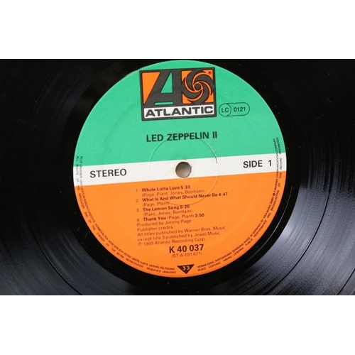 61 - Vinyl & Autograph - Led Zeppelin II. German copy signed and dedicated to front by Jimmy Page “Joe ! ... 