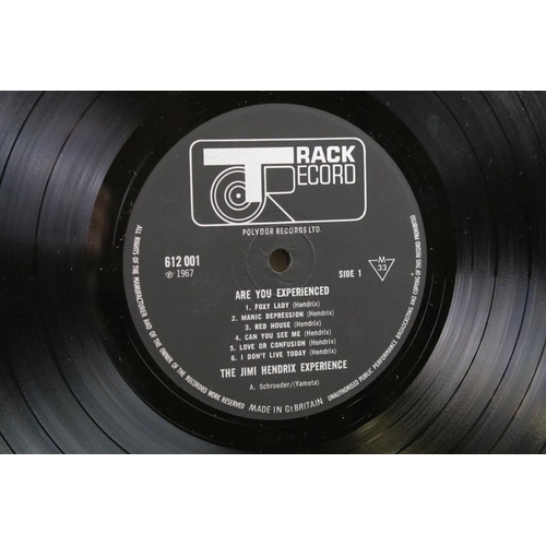 63 - Vinyl - 2 copies of The Jimi Hendrix Experience Are You Experienced on Track Records 612 001. Both a... 