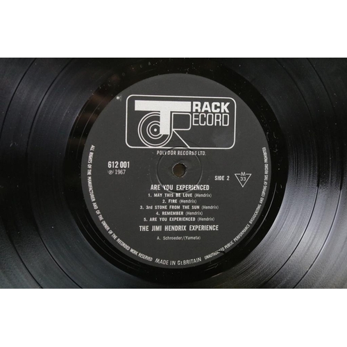 63 - Vinyl - 2 copies of The Jimi Hendrix Experience Are You Experienced on Track Records 612 001. Both a... 