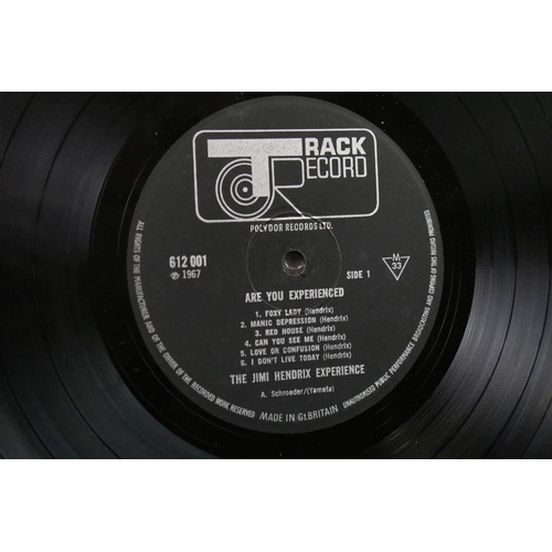 63 - Vinyl - 2 copies of The Jimi Hendrix Experience Are You Experienced on Track Records 612 001. Both a... 