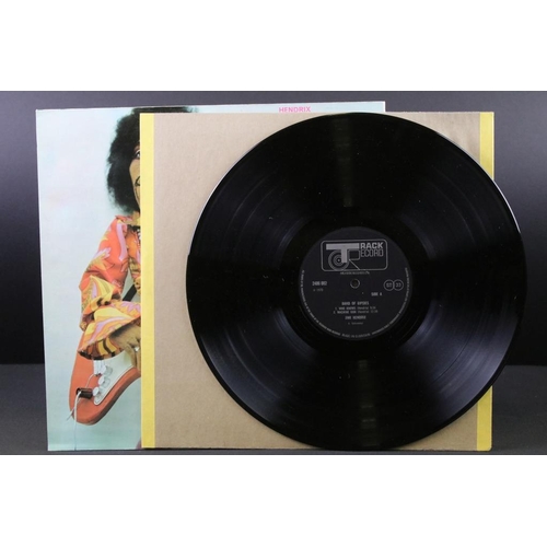 64 - Vinyl - Jimi Hendrix ‎Band Of Gypsys LP on Track Records 2406 002. Withdrawn puppet sleeve. EX