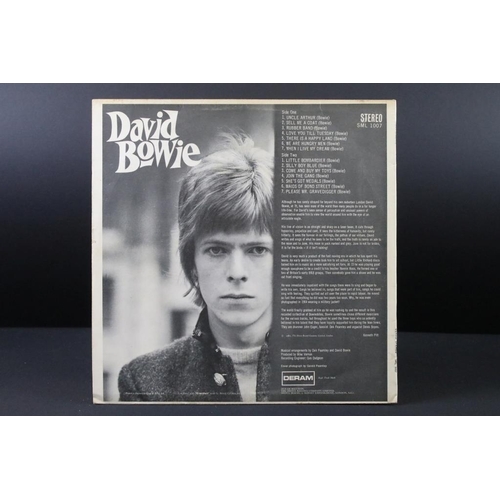 7 - Vinyl - David Bowie self titled original UK 1967 1st pressing on Deram Records SML 1007 Stereo. Slee... 