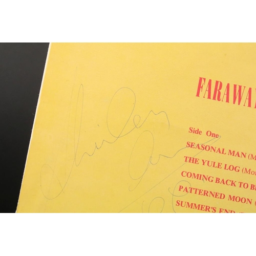 89 - Vinyl / Autograph - Faraway Folk ‎– Seasonal Man, original UK 1975 1st pressing, fully signed by 4 m... 