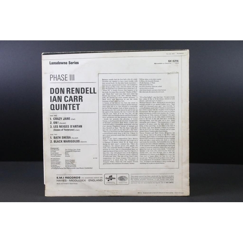 93 - Vinyl - Jazz - The Don Rendell / Ian Carr Quintet – Phase III, original UK 1968 1st mono pressing, C... 