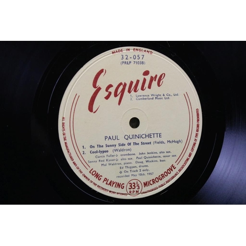 98 - Vinyl - Jazz - Paul Quinichette ‎– On The Sunny Side, original UK 1957 1st mono pressing, Esquire Re... 