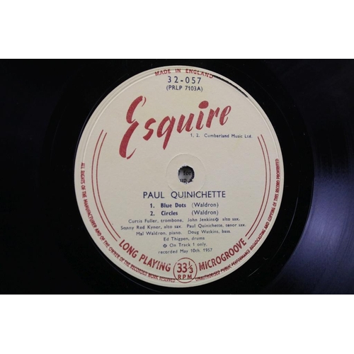 98 - Vinyl - Jazz - Paul Quinichette ‎– On The Sunny Side, original UK 1957 1st mono pressing, Esquire Re... 