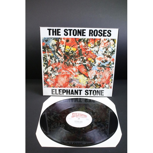 446 - Vinyl / CDs - 1 album, 2 12”, 1 7” and 2 CDs by The Stone Roses to include : Stone Roses (Silvertone... 