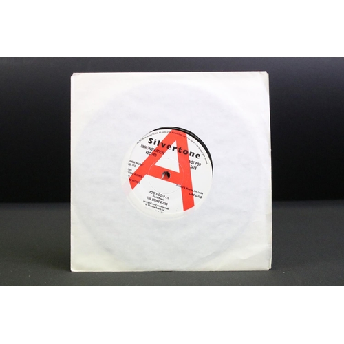 447 - Vinyl - 5 Stone Roses test pressing and promo 7” singles to include: One Love (1990 7” Test Pressing... 