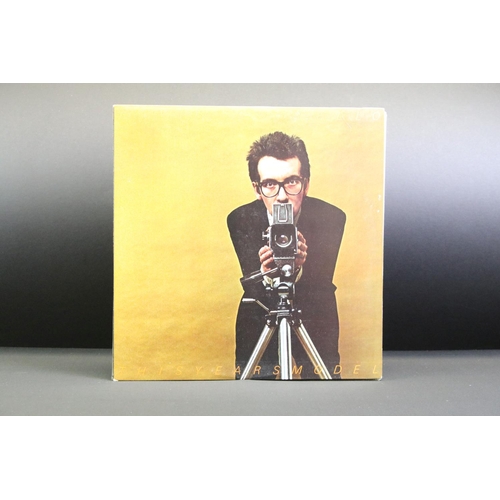 448 - Vinyl - 7 albums and 1 12” by Elvis Costello & The Attractions including demo / promo only albums, t... 