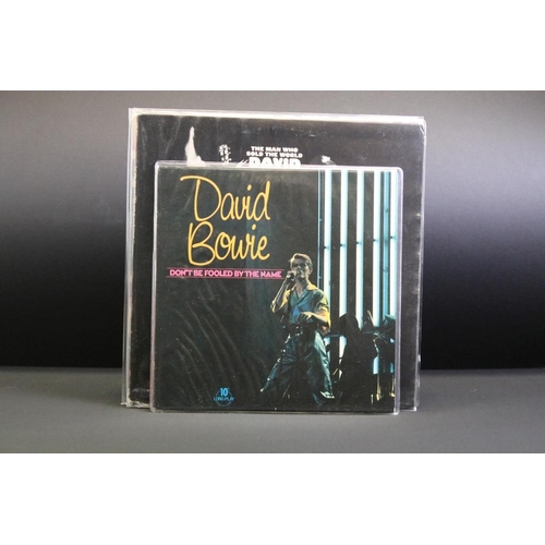 184 - Vinyl - 16 albums and three 10” UK pressing albums by David Bowie to include: The Man Who Sold The W... 