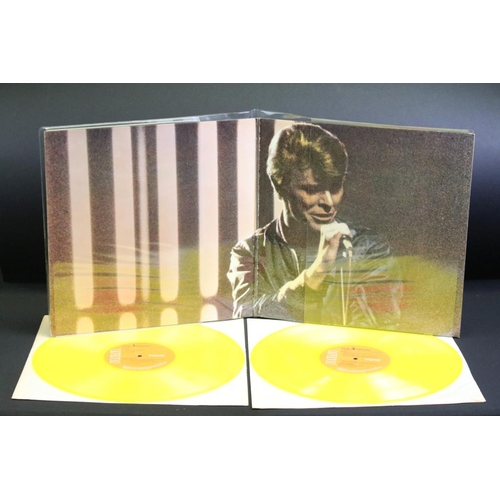 185 - Vinyl - David Bowie, 2 original coloured vinyl albums to include: Never Let Me Down (Australia 1987,... 