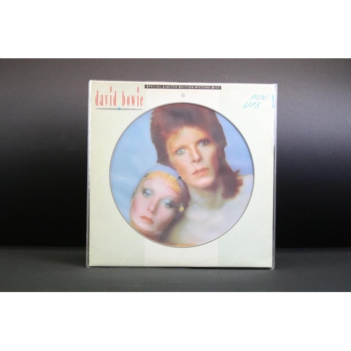 188 - Vinyl - 5 David Bowie limited edition numbered picture disc albums to include: Aladdin Sane (BOPIC 1... 