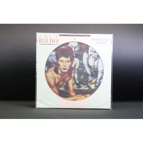 188 - Vinyl - 5 David Bowie limited edition numbered picture disc albums to include: Aladdin Sane (BOPIC 1... 