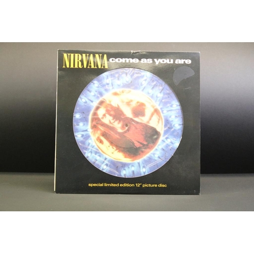 436 - Vinyl - 9 US Alternative Rock 12” and three 10” to include: Nirvana - Come As You Are (UK picture si... 