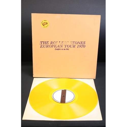 501 - Vinyl - 3 The Rolling Stones original 1970’s private pressing albums to include European Tour 1970 (... 