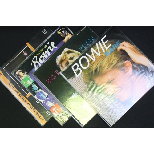 190 - Vinyl - 10 David Bowie foreign pressing albums to include: Pinups (original French issue + insert RS... 