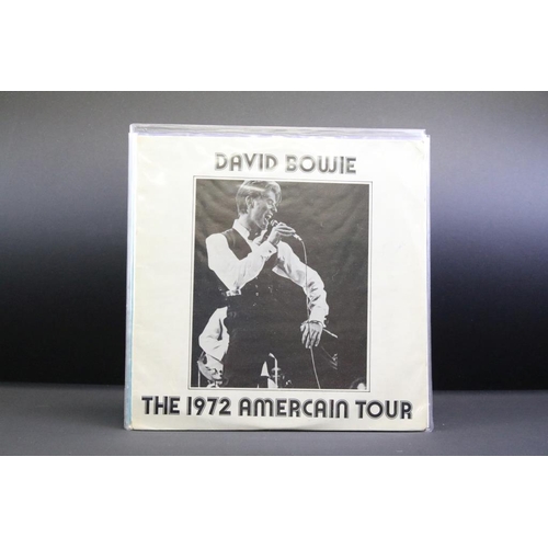 191 - Vinyl - 5 David Bowie private pressing albums to include: The 1972 Amercain Tour (US 1977, double al... 