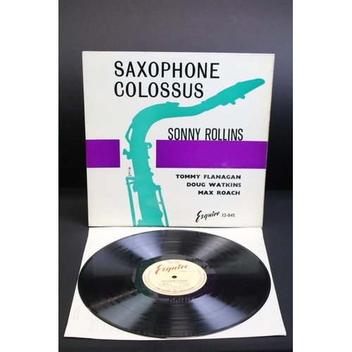 268 - Vinyl - Jazz - Sonny Rollins – Saxophone Colossus original UK 1958 1st mono pressing on Esquire Reco... 