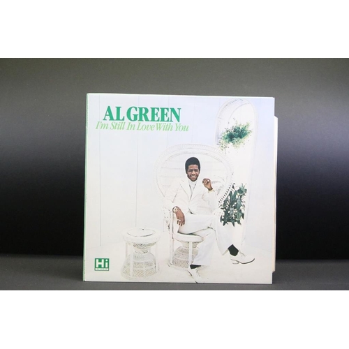 275 - Vinyl - 8 albums and 2 12” by Al Green on Hi Records to include a promo only 12