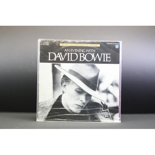 276 - Vinyl - 23 David Bowie US pressing 12” singles and Promo Only albums, including one Test Pressing, m... 