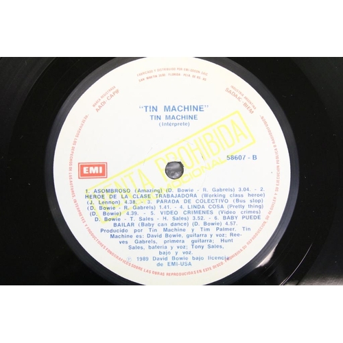 278 - Vinyl - David Bowie / Tin Machine 2 rare Argentina Promo albums to include: Tin Machine II (Argentin... 