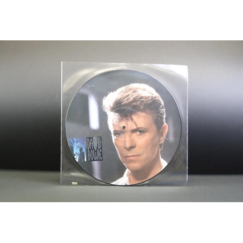 280 - Vinyl - 7 David Bowie picture discs / shaped discs to include:  Let's Dance (UK picture disc album, ... 