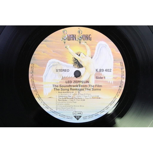 156 - Vinyl - 3 Led Zeppelin LPs to include II (original Spanish pressing on Hispa Vox HAT 421/43) fully l... 