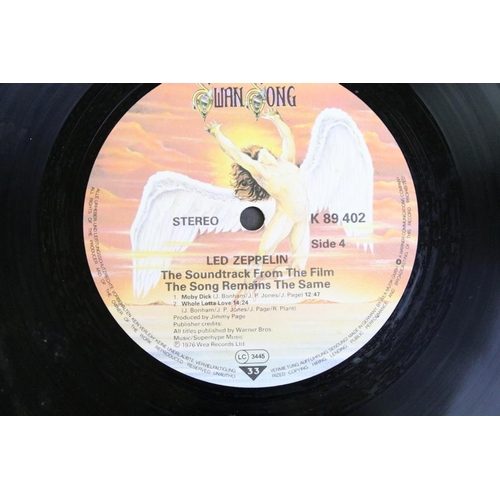 156 - Vinyl - 3 Led Zeppelin LPs to include II (original Spanish pressing on Hispa Vox HAT 421/43) fully l... 